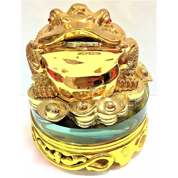 Feng Shui Display Lucky Charm - Golden Frog
