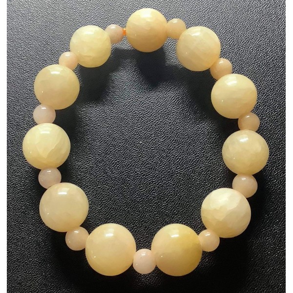 NEW: Calcite Gemstone Bracelet